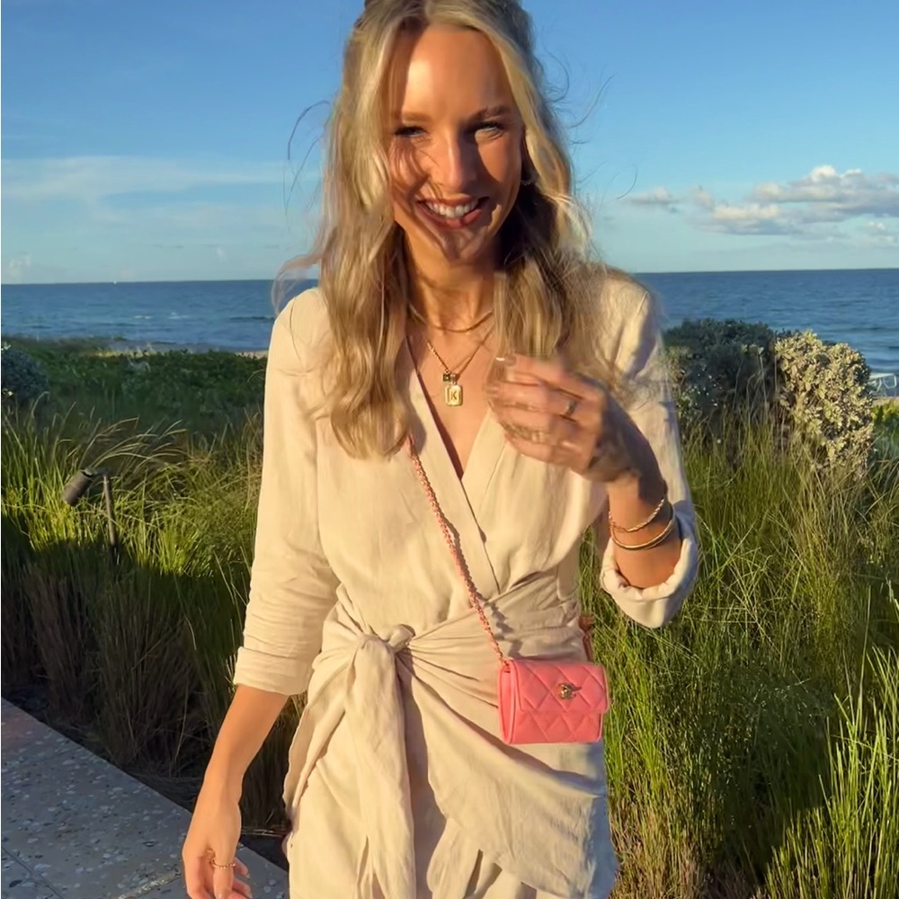Khaki Wrap Dress